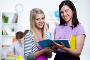 Teacher With Her Student